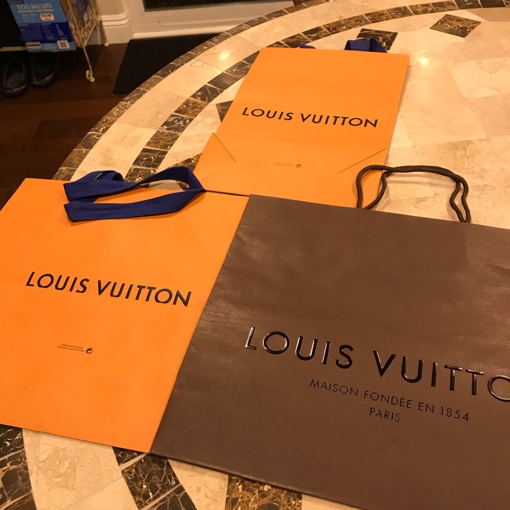 Genuine designer shopping bags